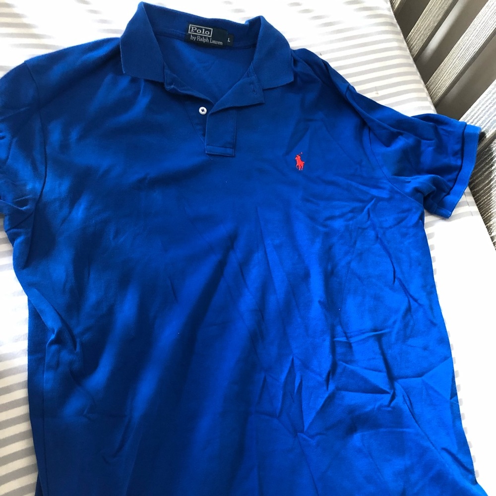 Blue polo